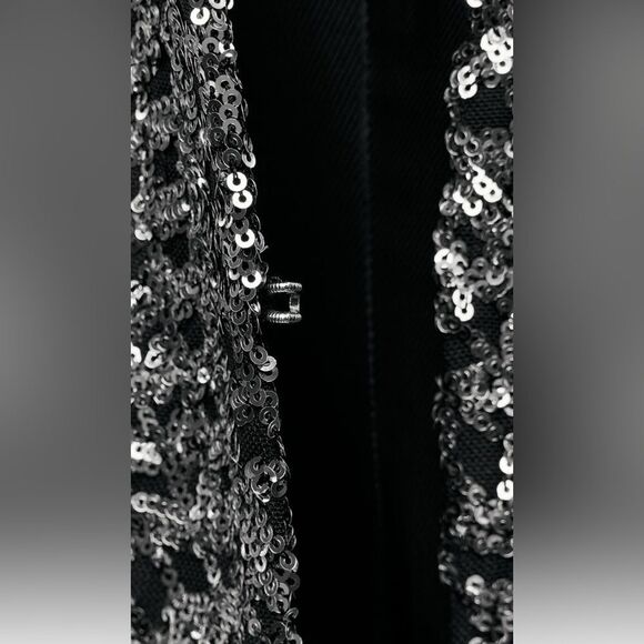 Zara sequin lapelless blazer - Picture 10 of 11